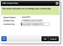 Edit License Key